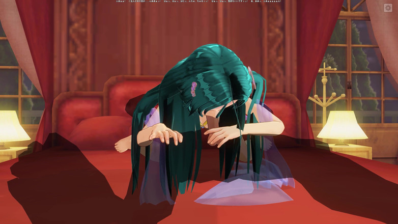 H3DC: 3 boyutlu hentai mavi saçlı kız 69 pozisyonunda sikişiyor