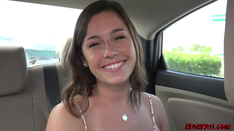 Hush Hush Entertainment: Freckled cutie Stella Stone nails her debut porn scene