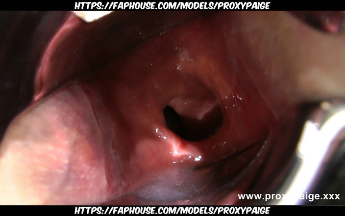 Proxypaige: Proxy Paige, plug en verre et spéculum Xo