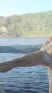 Sommer auf einem boot