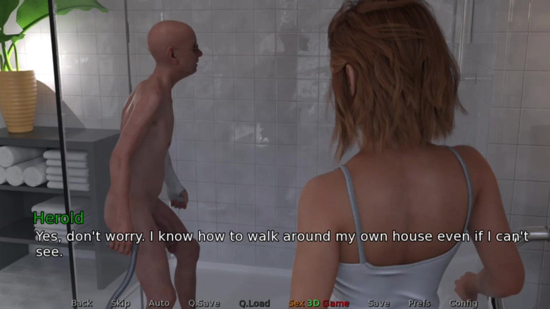 Q Boy: Istriku yang super hot lagi bantuin tetanggaku di kamar mandi -...