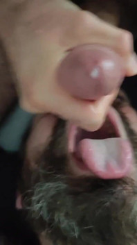 Feeding Him My Cum