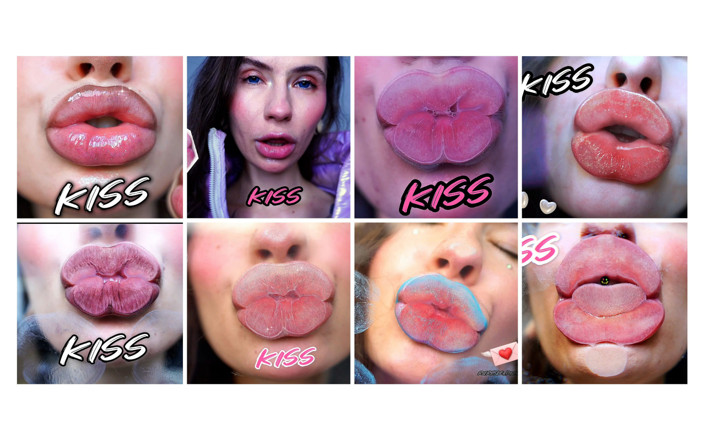 Rarible Diamond: Clear Shiny Lipgloss Kiss Compilation