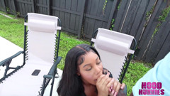 Hood Hunnies: Jordyn Falls stuitert reet op Jay's keiharde pik