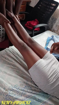 Morning Glory Fucking Petite Chocolate Lady with Hairy Pussy as She Moans for Pleasure