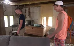 Oliver fucks the young lad's tight ass