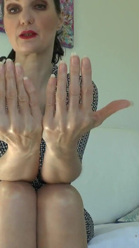 Lady Victoria Valente - Beautiful Hands, Long Natural Fingernails, Close-ups, JOI