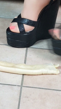 100 Wedge Heels & Platforms Wedge Fetish, Shoejob & Cum on Wedges Compilation - Dame Olga 4K