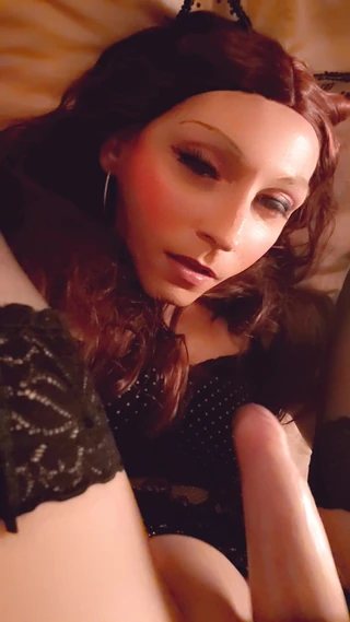 Pounding My Ass Pussy Hard with My Toy, Then Cover My Face in Cum