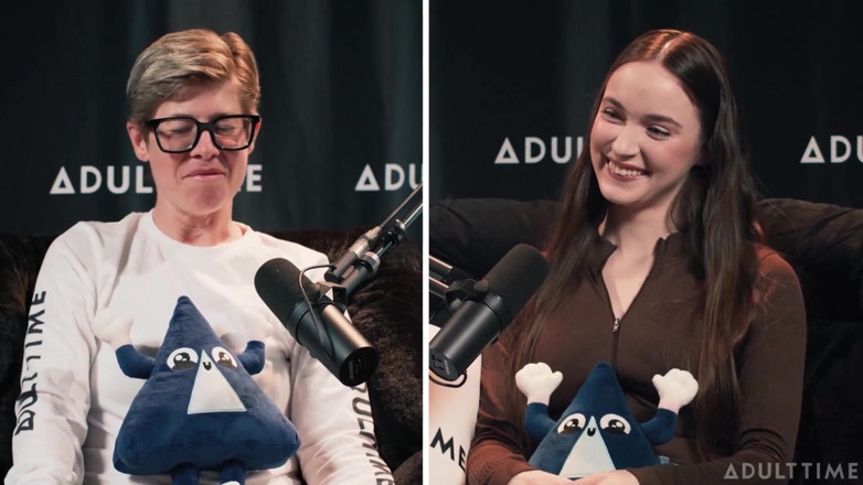 Adult Time Podcast: Hazel Moore întotdeauna după o sesiune solo! | Podcast pentru adulți