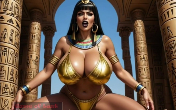 Game of Lust 3D: Gol Cleopatra Fantasy Taneční Škádlení Gooning