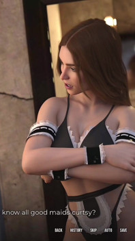 In Security- Luna’s Second Day as a Slutty Maid for Pervert Gary