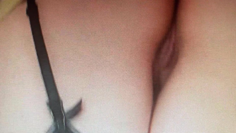 Masturbating in the kitchen and smoking
