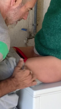 Hot Wife Fucks with the Neighbor in the Laundry Room