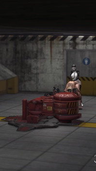 Area 51. Sistem ngentot super. Android wanita sci-fi meniduri seorang gadis di bunker
