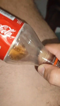 Boy Gets His Dick Stuck in a Coca-cola Bottle