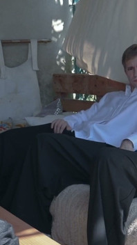 College Boys in the Backyard: Big Dick Top Throatfucks the Twink, Then Rails His Smooth Hole