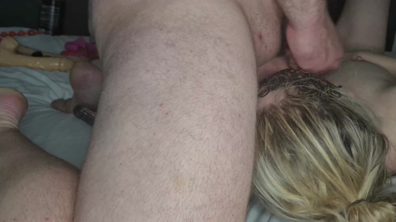 Anal Fetish Couple: Hot wife suck my dick and lick my balls