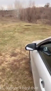 The Hole Is Smoking From Fucking a Lot of Hot Cum From Young Guys Outdoors