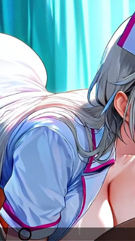 Asistenta de noapte îi ia doar temperatura, dar apoi îl duce la creampie - hentai necenzurat