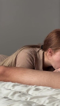 Skinny Girl with Meaty Pussy Fucks Herself!
