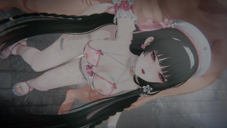 Tomu aisuman: [wuthering Waves] - Chisa, Badeanzug-Havoc Threads abgetrennt (gefesselter badeanzug-Resonator &amp; POV Sandwich DP) (2k/60fps)