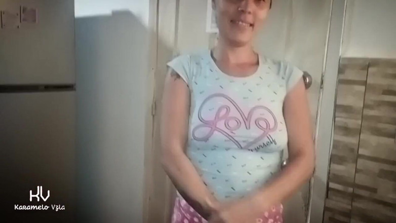 KarameloVzla: Cleaning Girl Catches Tenant Touching His Cock and She Offers...