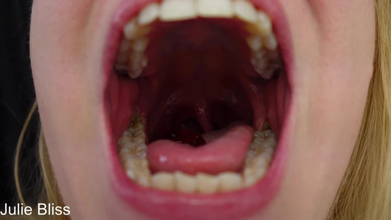 Julie Bliss: Happy Eat Day - Swallow and Digestion Documentary