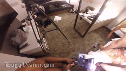 DoggVision: Anal swinger wife fucks 4 bulls bareback