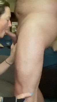 Wife Loves Watching Herself Sucking Cock
