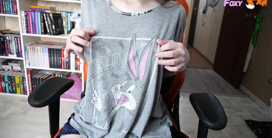 VioletPurpleFoxy: Masturbazione di capezzoli, masturbazione della figa, orgasmo due volte tremante