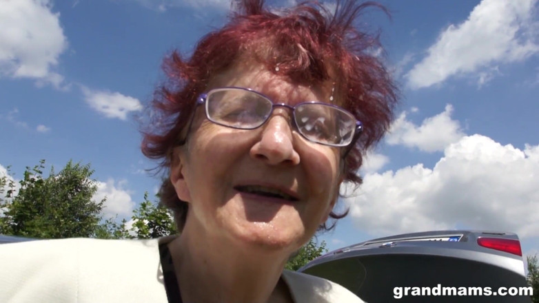 Grandmams: 80 year old woman sucks 18 year old guy