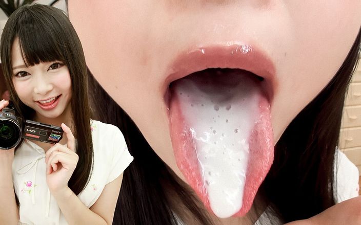 Japan Fetish Fusion: Tarian lidah airi yang menari di mulut