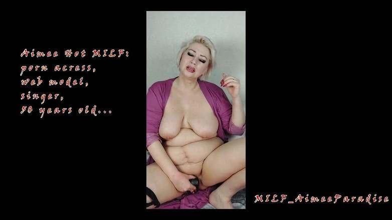 AimeeParadise: とても美しいロシアのMILFアイミーパラダイスが注文通りにマスターベーションをします..