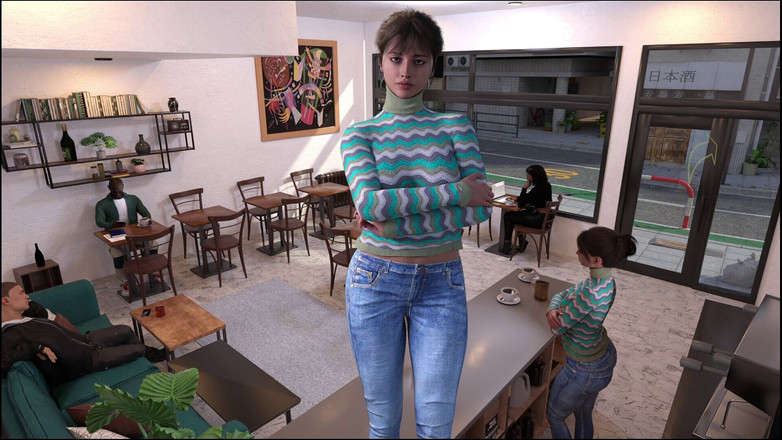 Maayon Plays: Anne Hathaway sósia em café pequeno no jogo