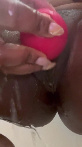 Black Rose: Shower with my rose