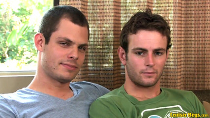 Cruiser Boys: 2 Hairy Homos Buttfuck Dick Suck Lucky Couch Gayness Sperm!
