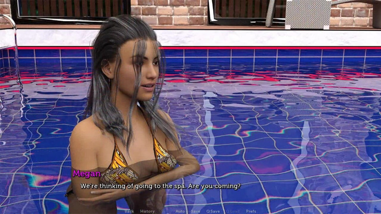 Dirty GamesXxX: Lecții de actorie: petrecere privată sexy în bikini la piscină-Ep16