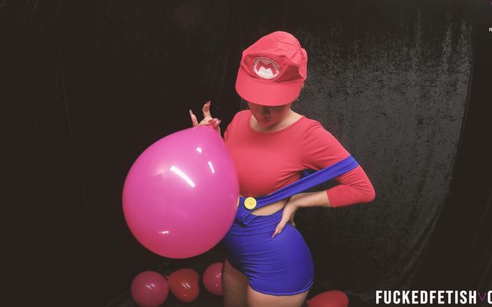 Fucked fetish: B2p Mario Bros 코스프레 빨간 풍선 팝 하이힐