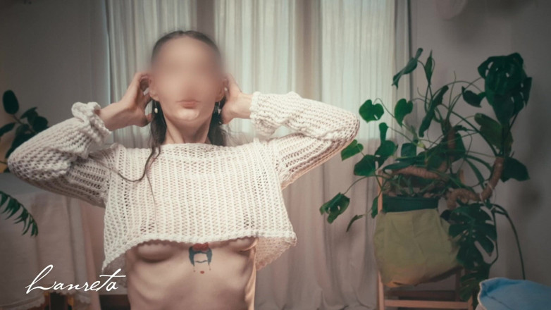 Lanreta: 입에 정액을 대고 자지를 빨아 - 아마추어 Lanreta