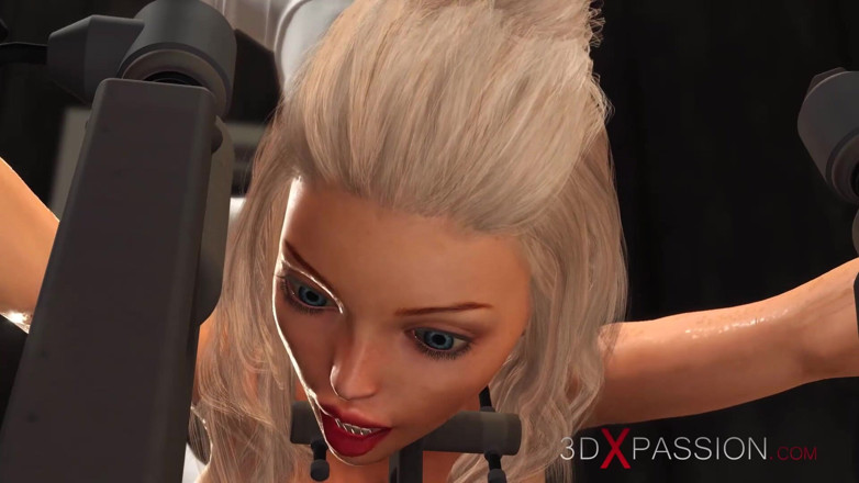 3dxpassion-transgender: 3d sexy dickgirl fode duro uma jovem loira gostosa em...