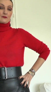 Wide, Tight Belt and Watch Fetish, Your Boss, Your Masturbation During Your Lunch Break, JOI Lady Victoria Valente