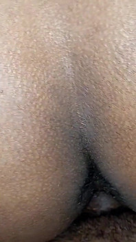 Fuck My Black Ebony Stepsister's Hairy Pussy Until Get Orgasm and Cumshot