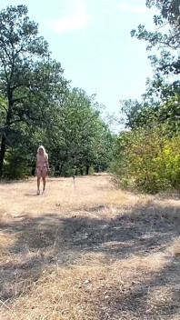 Slave Walks Around in a Chastity Belt and Double Penetrates the Highway