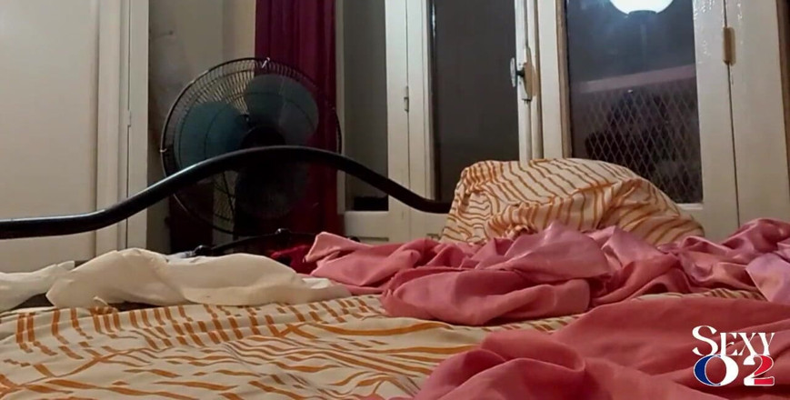 Sexy O2: 1752 - Amateur White Slut, in Pink Satin Corset and White...