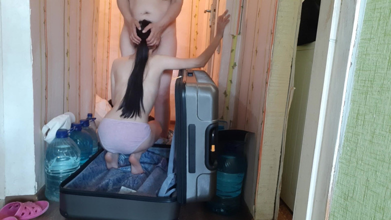 Lesbian-illusion: My Girlfriend Surprised Me by Coming Along on My Business...