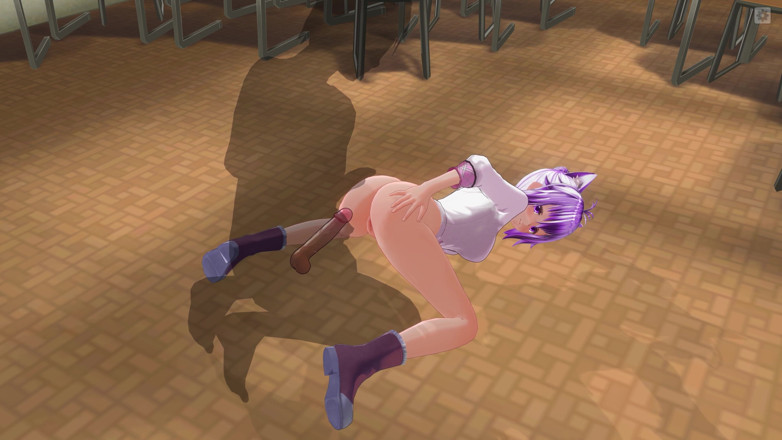 H3DC: 3 boyutlu hentai üniversiteli kız sınıfta yerde götten sikiliyor