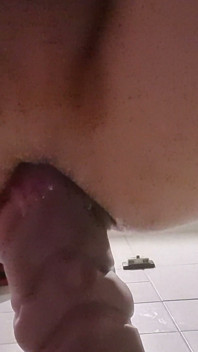 Taking a Massive Fantasy Dildo in the Ass - Anal Endurance Test!