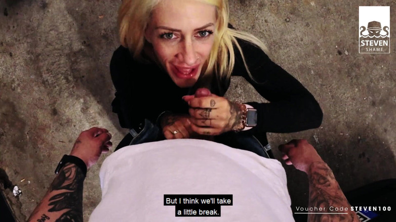 Steven Shame: Harleen van Hynten: blowjob &amp; schwanzritt mit einem schattigen model-scout!