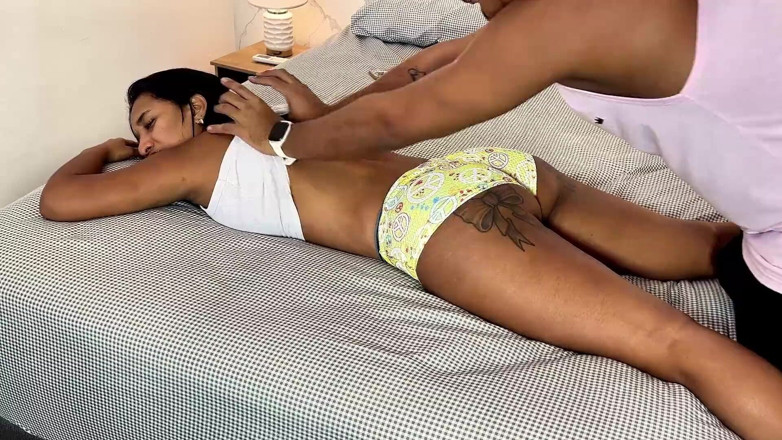 Leyne Rodriguez: Stepmom’s Massage Turns Into Erotic Anal Play